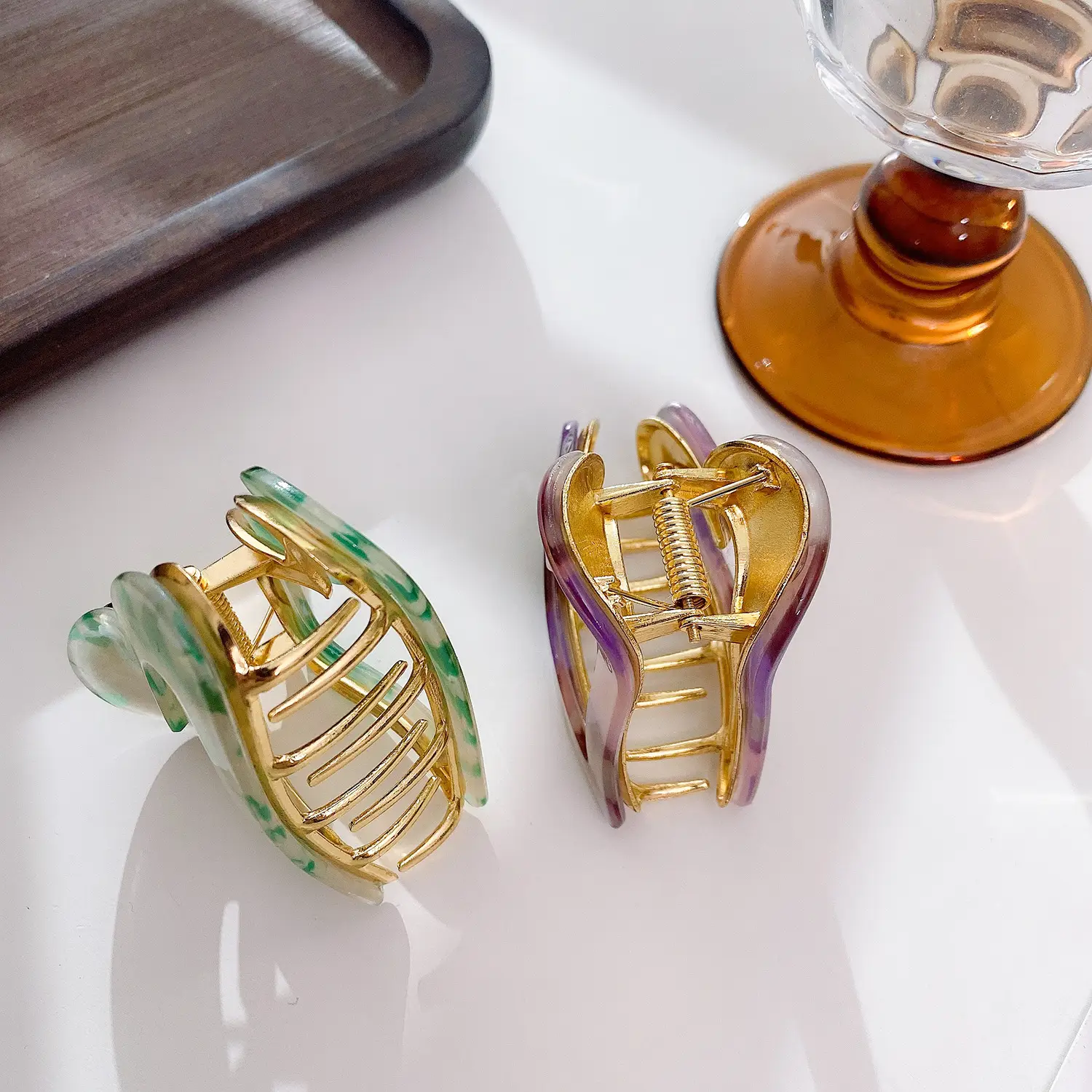 Korean Fashion Love Acetate Hair Clip Set - Image 5