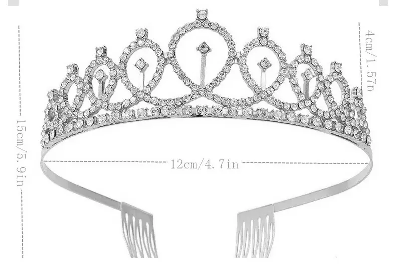 Crystal Crown Party Belt for Girls Birthday Queen — feature 20