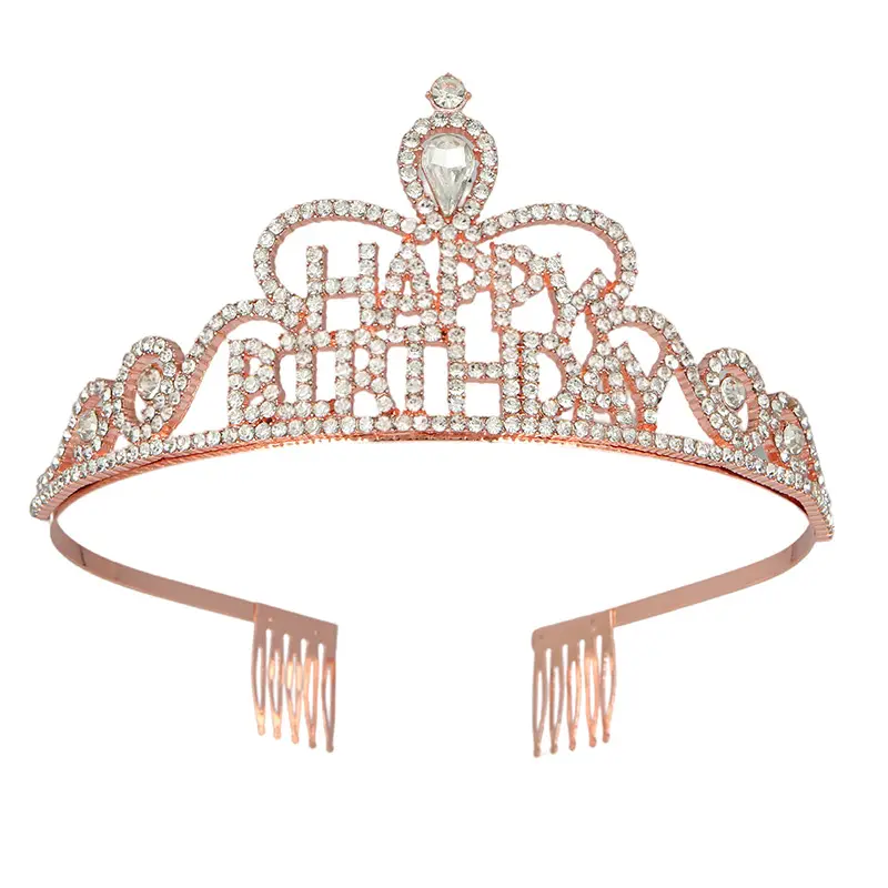 Crystal Crown Party Belt for Girls Birthday Queen — feature 7