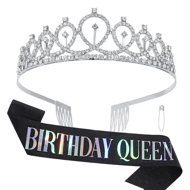 BIRTHDAY QUEEN silver black magic color suit