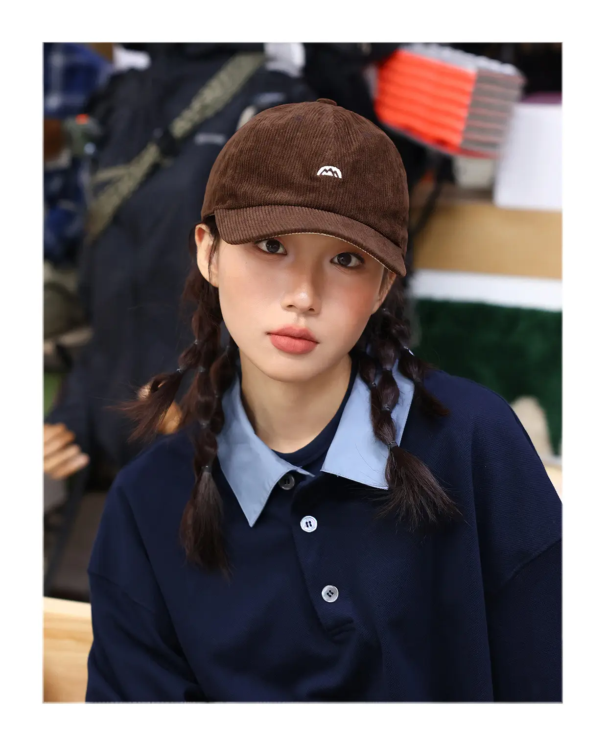New Style Brown Embroidered Beanie for Men Women Winter — feature 4