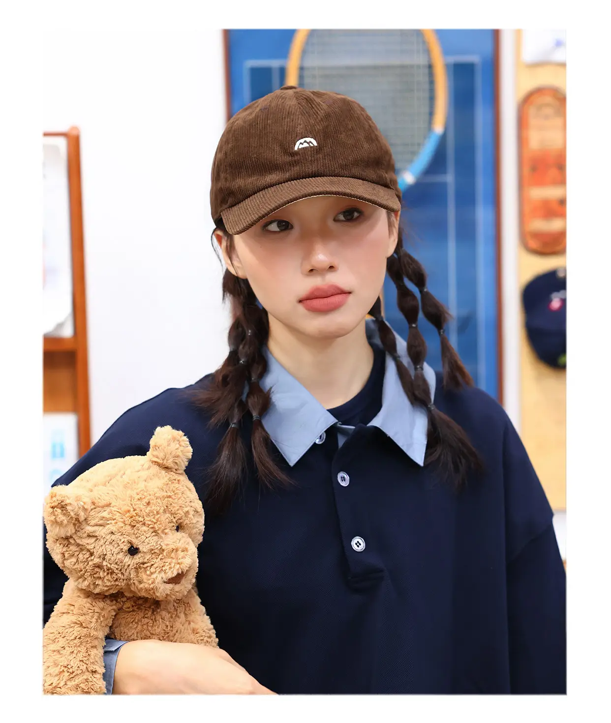 New Style Brown Embroidered Beanie for Men Women Winter — feature 8