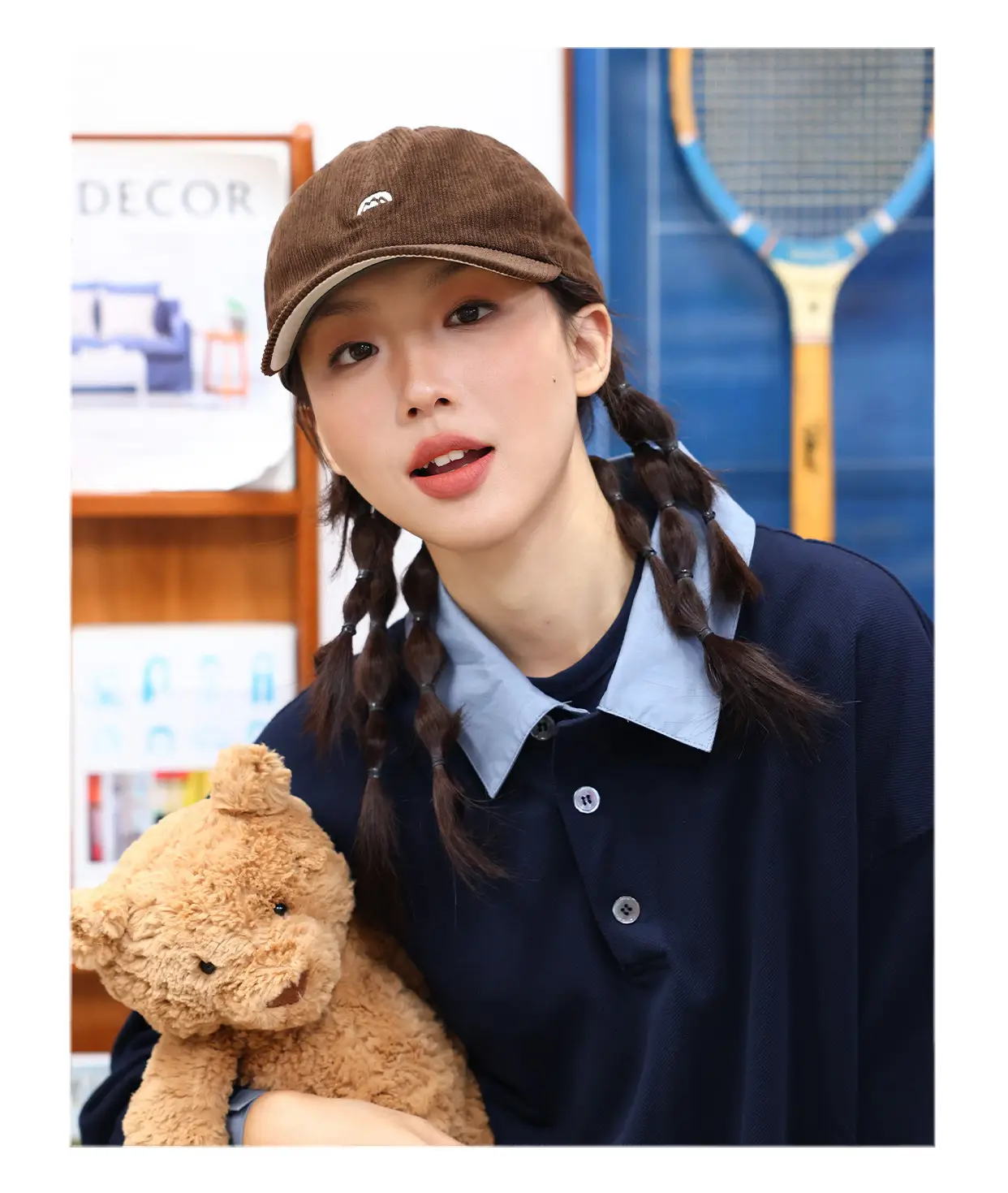 New Style Brown Embroidered Beanie for Men Women Winter — feature 9