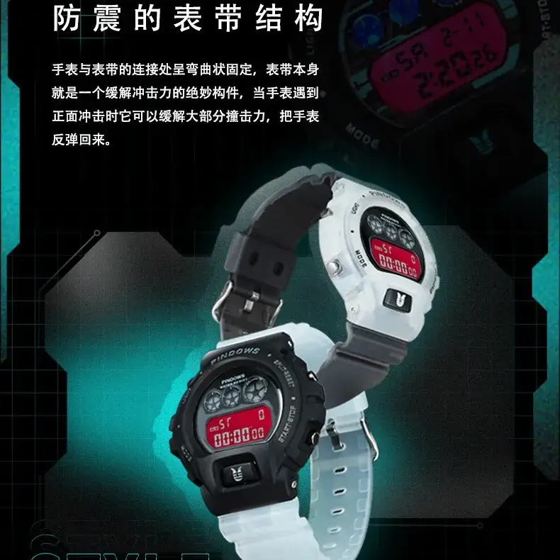 Waterproof LED Digital Watch for Men Women Students Exam