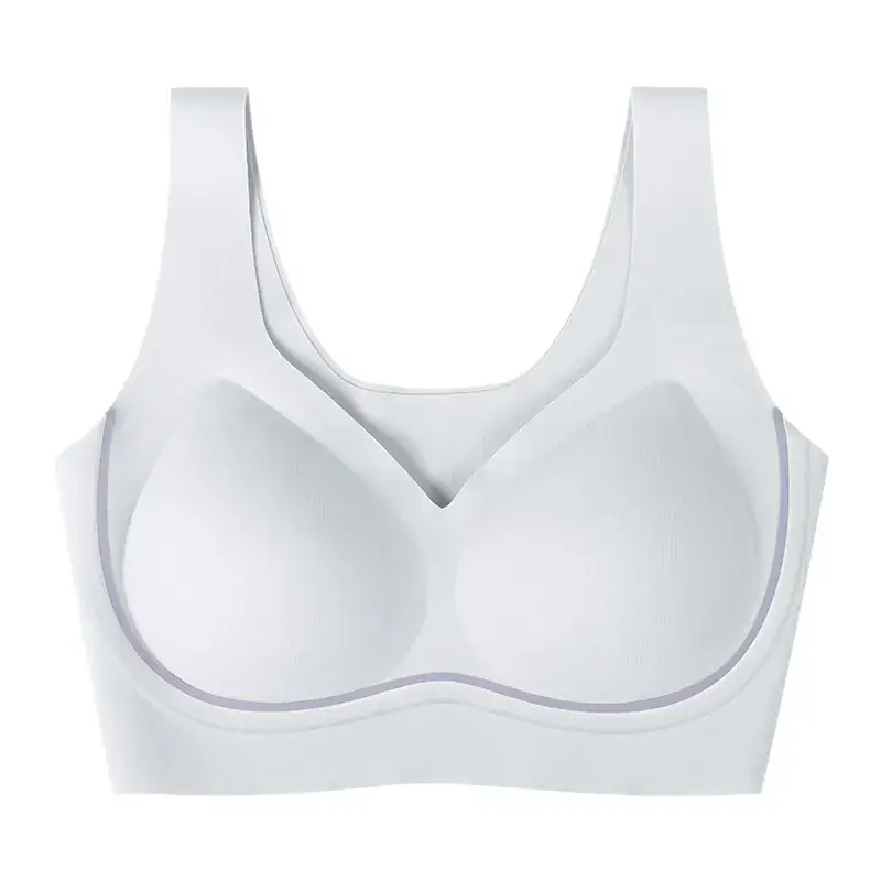 Peach Color Push Up Bra with Steel Ring Closure