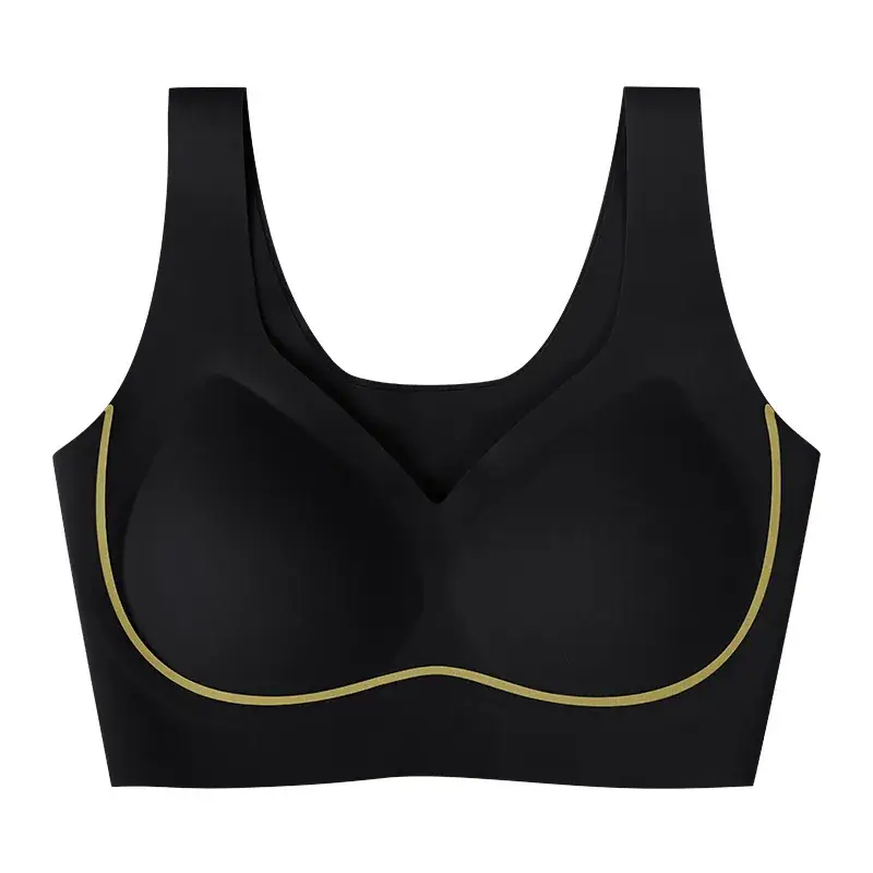Peach Color Push Up Bra with Steel Ring Closure