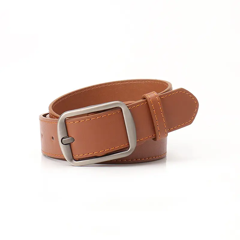 Women's Black Pin Buckle Belt Denim Style Casual Belt - Image 3
