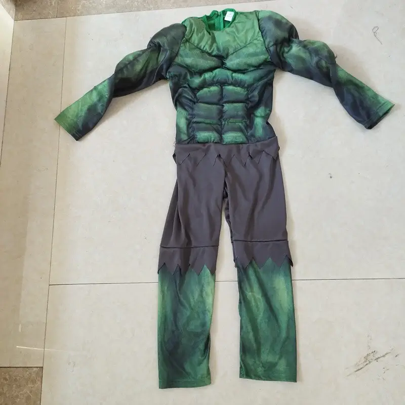 Halloween Cosplay Costume Avengers Iron Man Captain America Hulk Children's Muscle Luminous Gear
