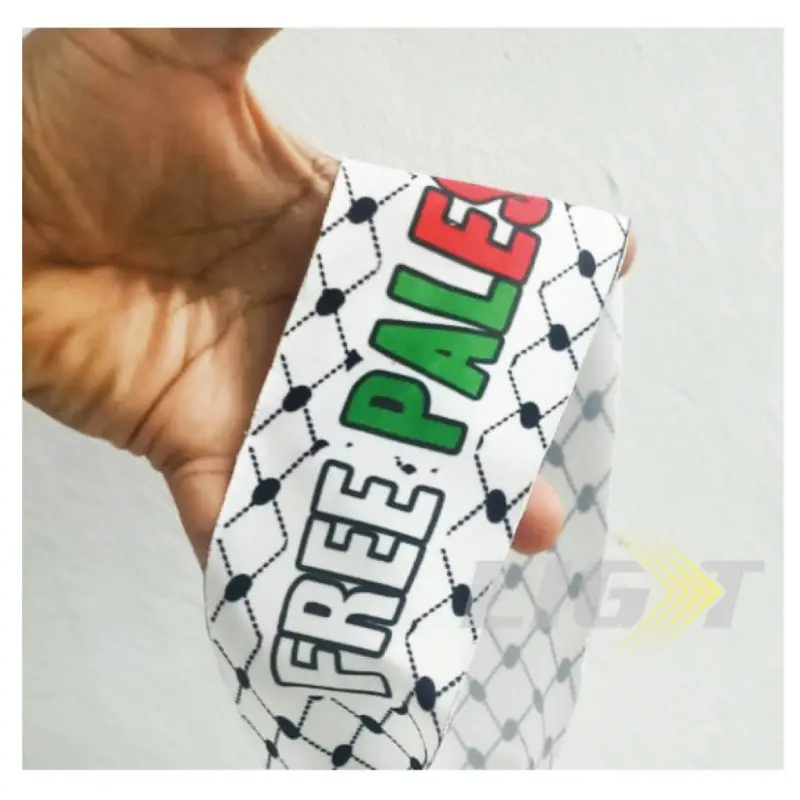 Palestinian Flag Headband Streamer 90x8" - Image 5