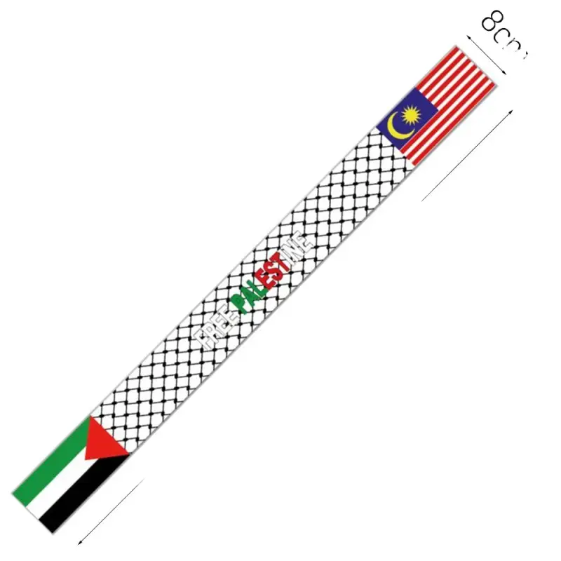 Palestinian Flag Headband Streamer 90x8" - Image 7