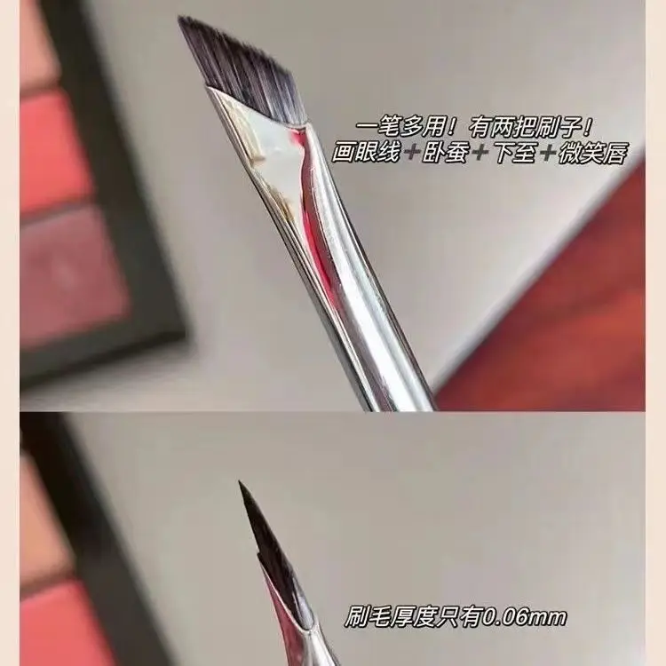 Wholesale Oblique Angle Eyeliner Brush Flat Sickle Blade — feature 11
