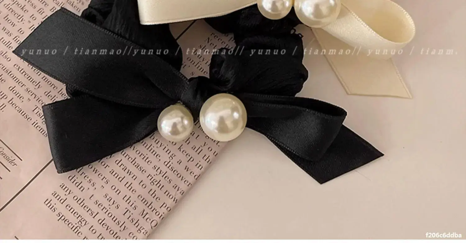 Pearl Bow Hair Band for Women's Hair Ties — feature 14