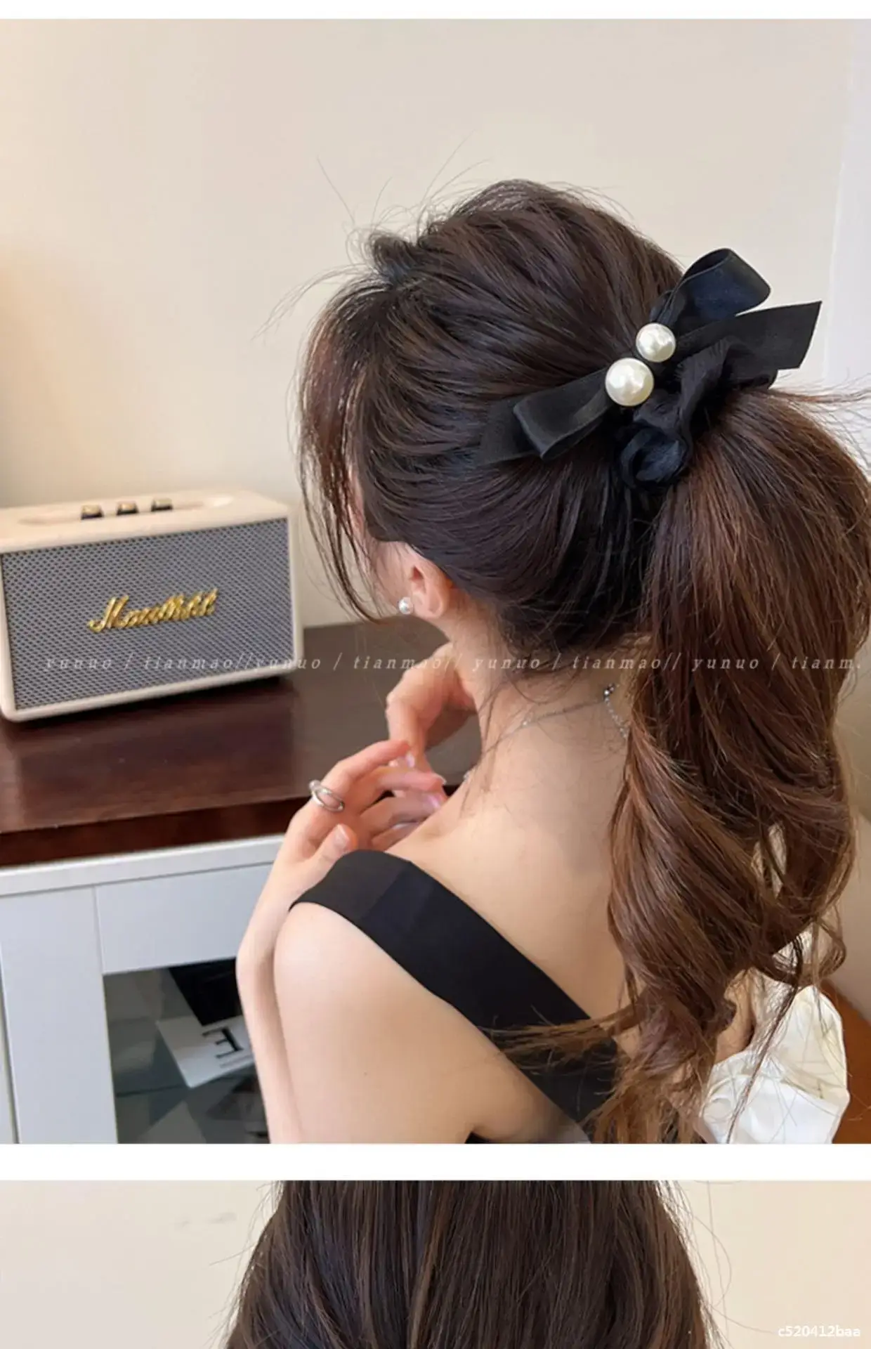 Pearl Bow Hair Band for Women's Hair Ties — feature 5