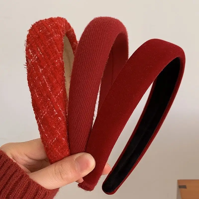 Christmas Red Pearl Hairpin Headband for Women — feature 25