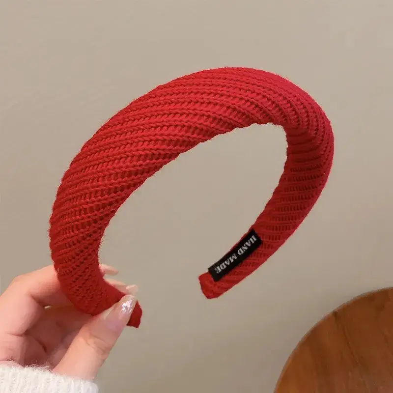 Christmas Red Pearl Hairpin Headband for Women