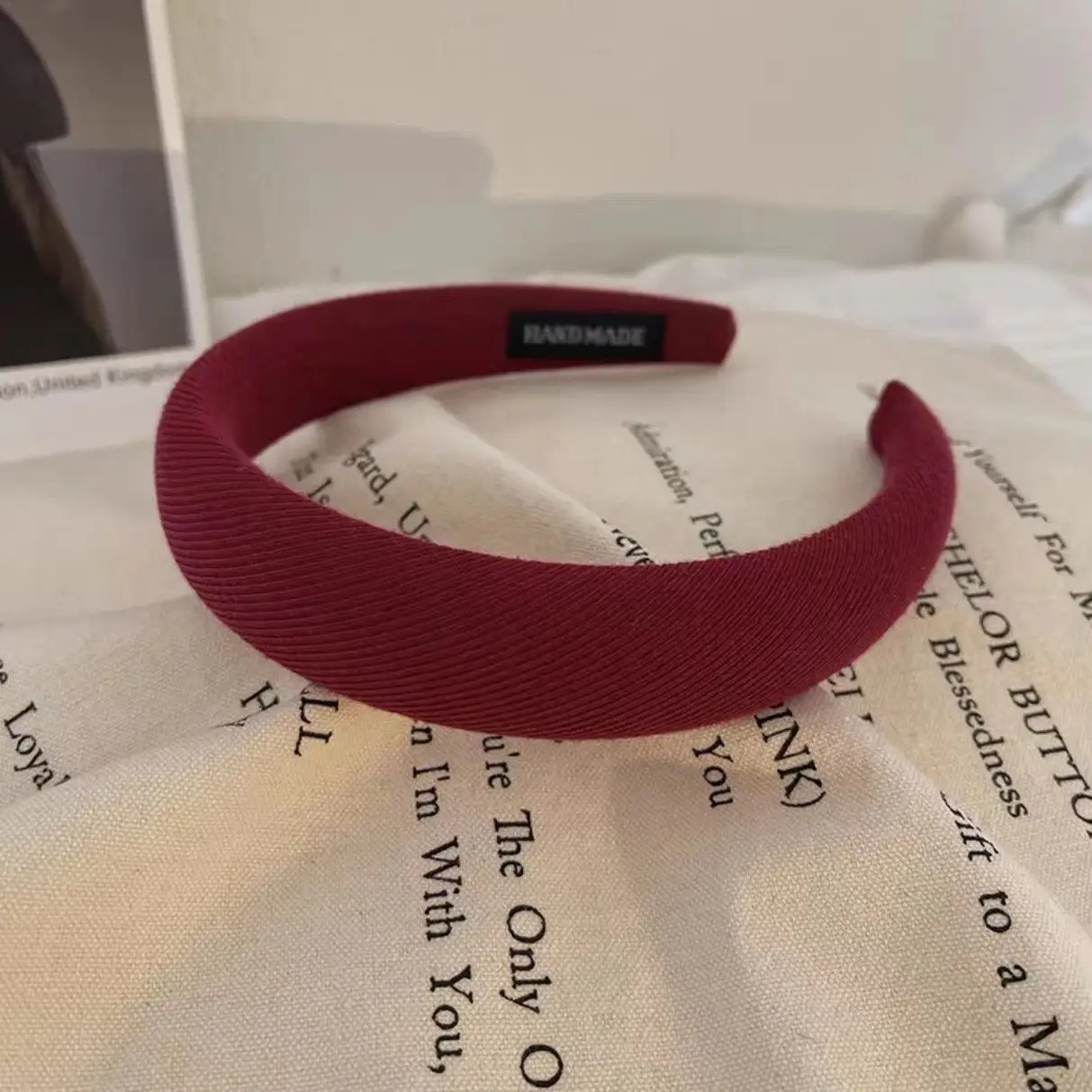 Christmas Red Pearl Hairpin Headband for Women