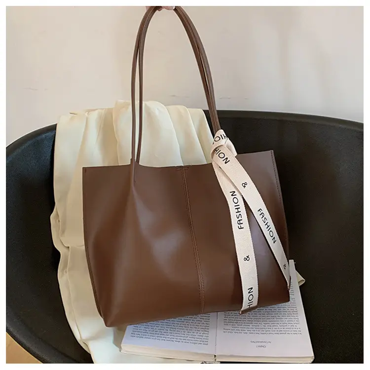 Soft Leather Large Capacity Shoulder Tote Bag 2024 — feature 22