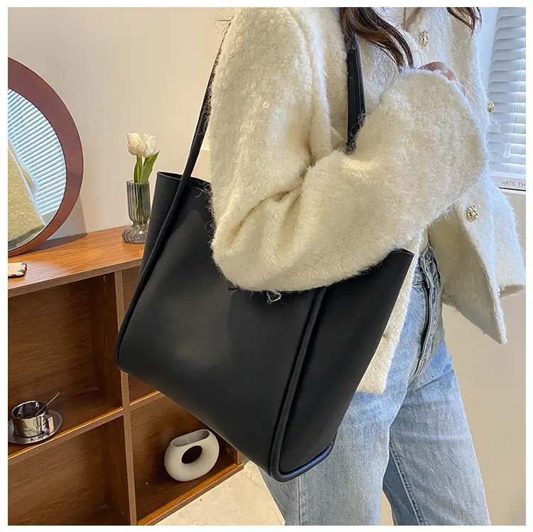 Korean Style Brown Tote Bag 2024 Women — feature 20