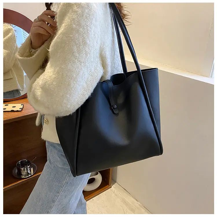 Korean Style Brown Tote Bag 2024 Women — feature 22