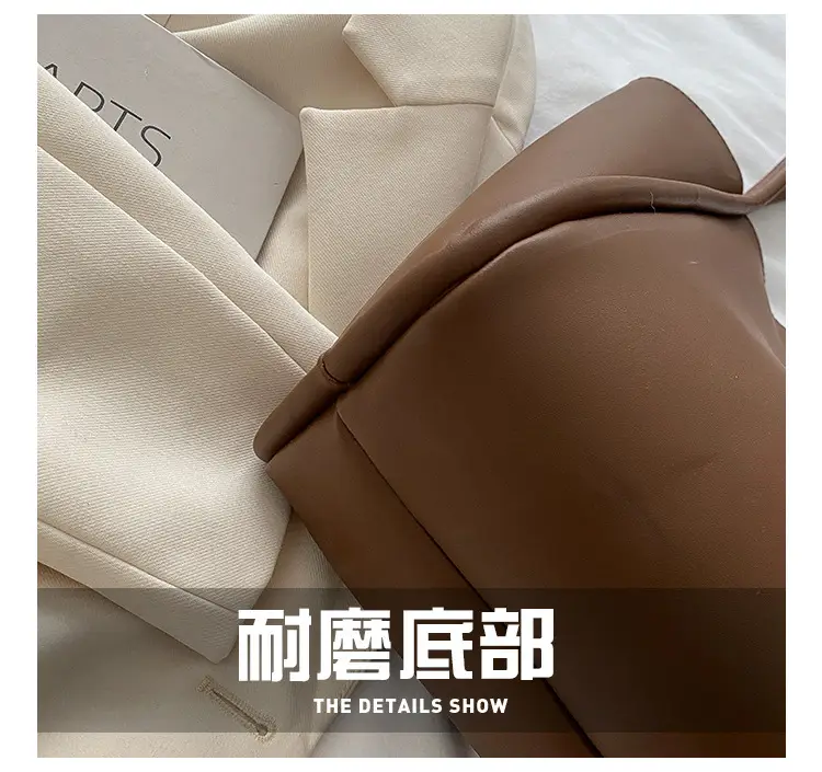 Korean Style Brown Tote Bag 2024 Women — feature 7