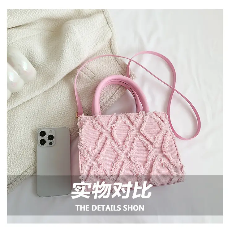 Women's Rhombus Tote Bag Ocean Blue 2024 — feature 6