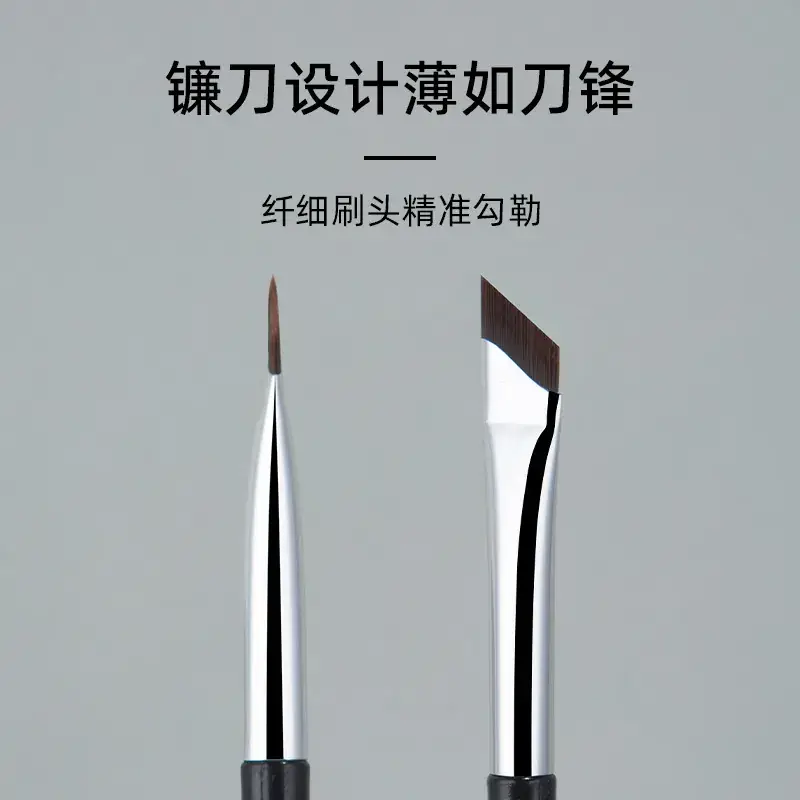 Beveled Eyeliner Brush for Precision Eye Makeup - Image 5
