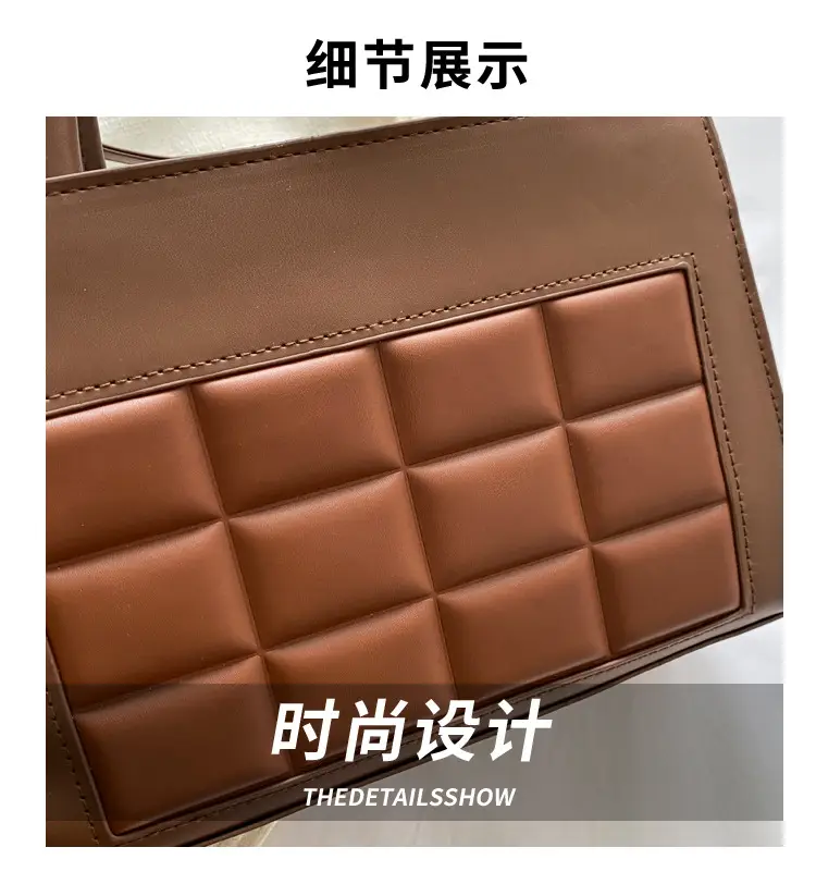 Elegant Plaid Shoulder Bag for Women 2023 — feature 2