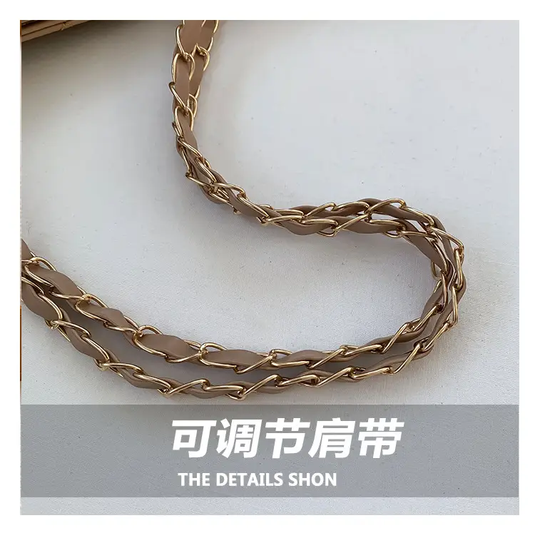 Black Rhombic Chain Shoulder Bag for Women — feature 3