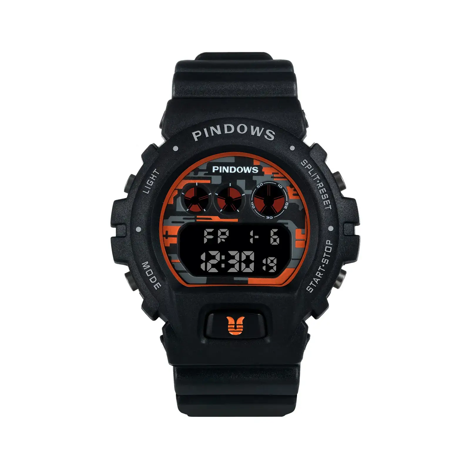 Waterproof LED Alarm Clock with Red Display - Image 3