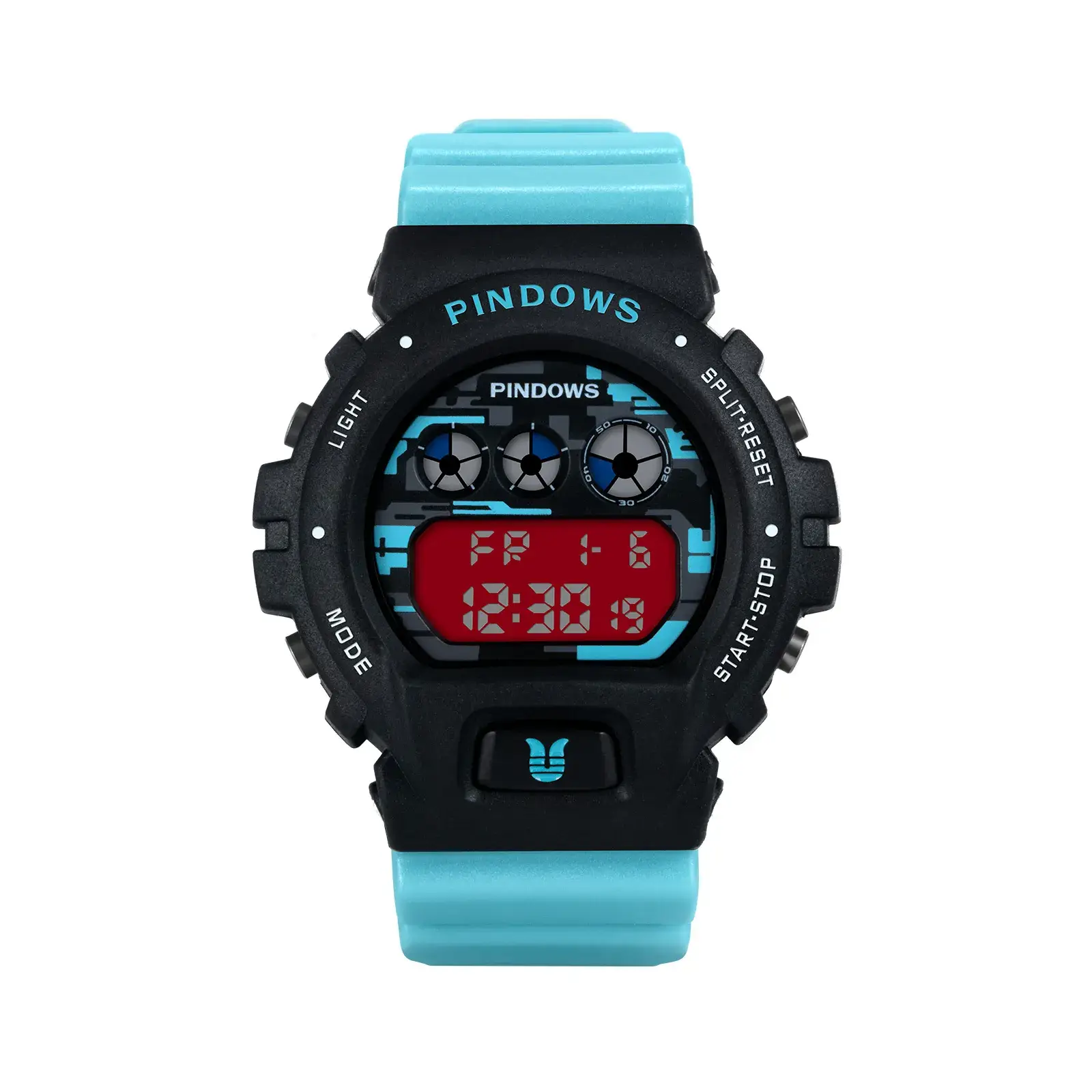 Waterproof LED Alarm Clock with Red Display - Image 5