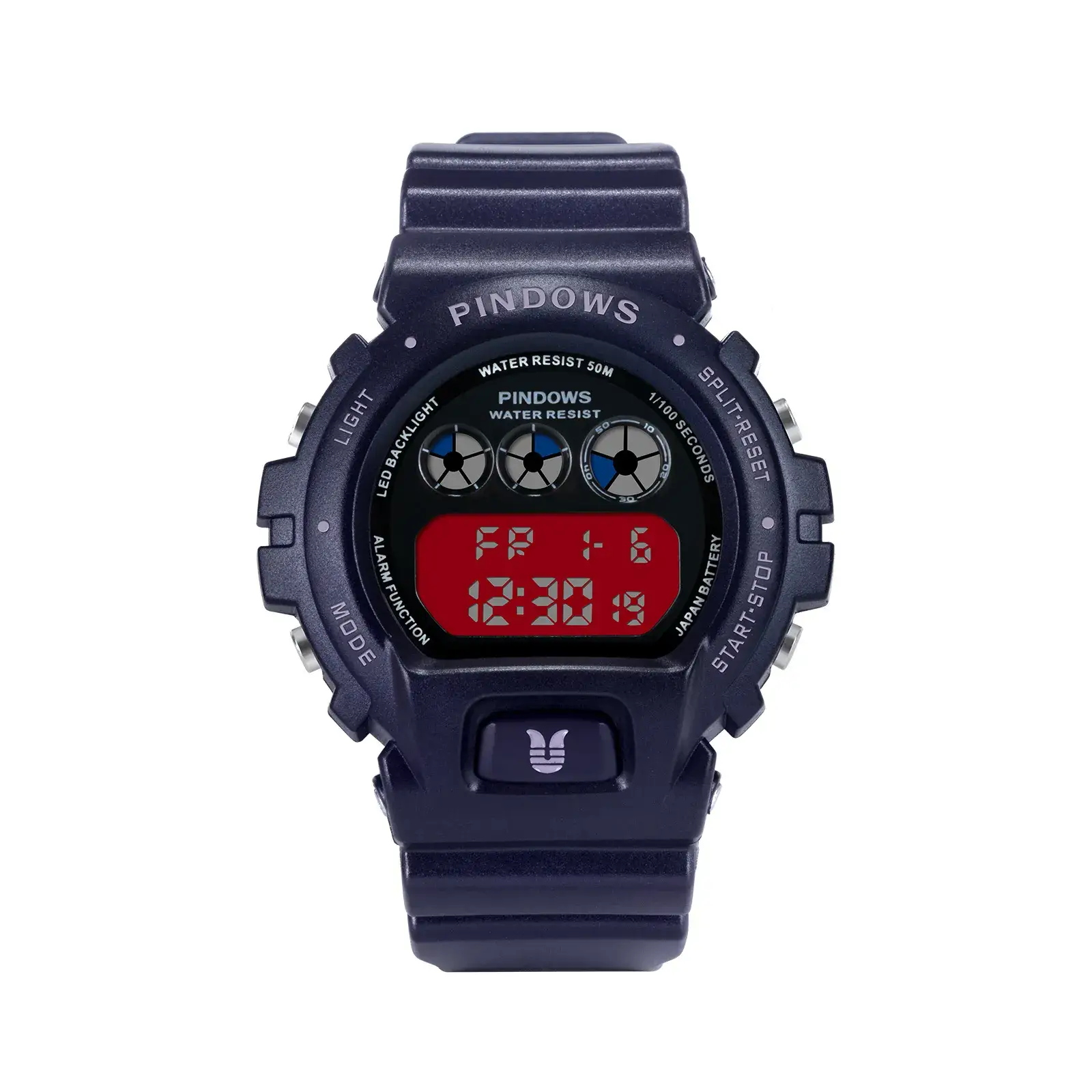 Waterproof LED Alarm Clock with Red Display - Image 6