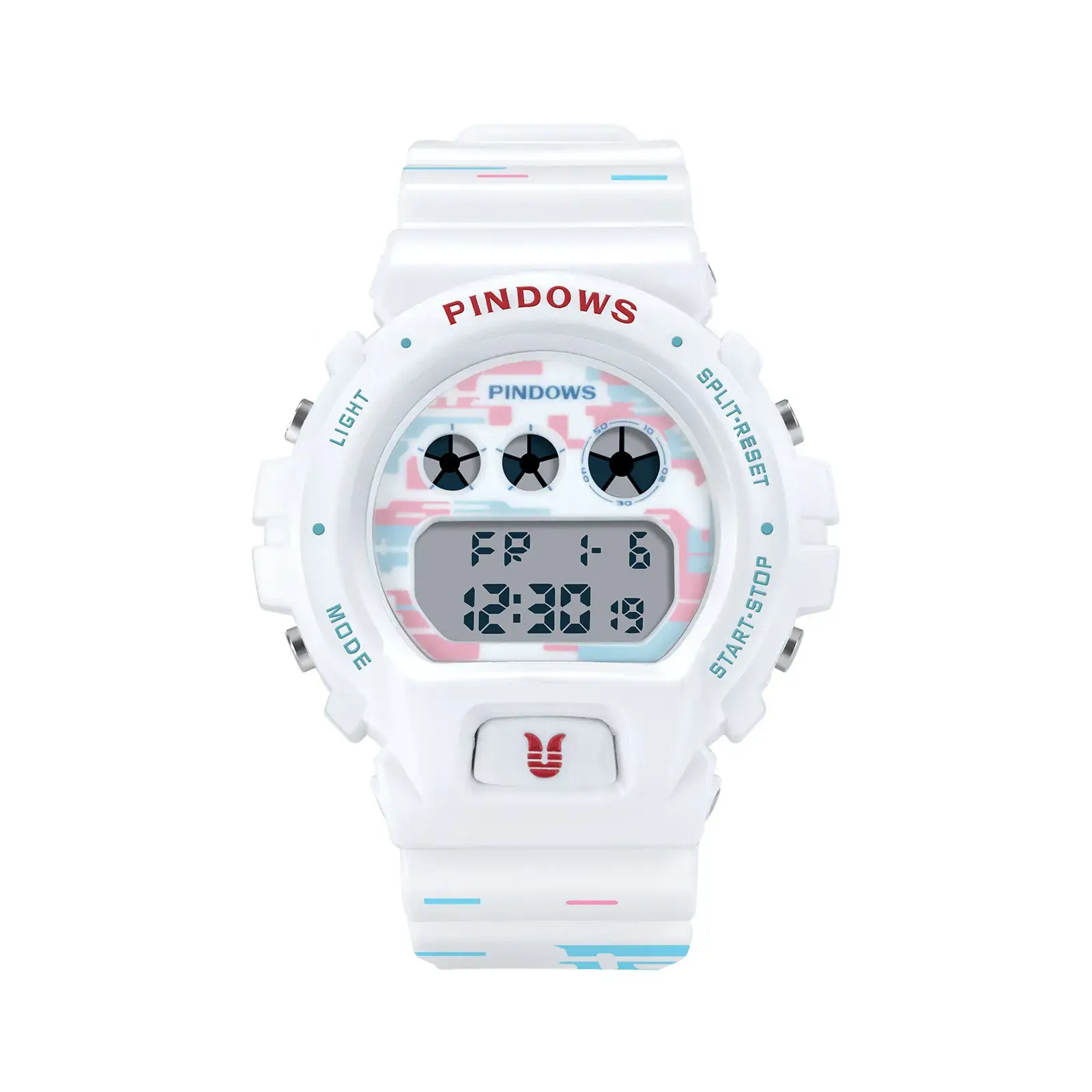 Waterproof LED Alarm Clock with Red Display - Image 8