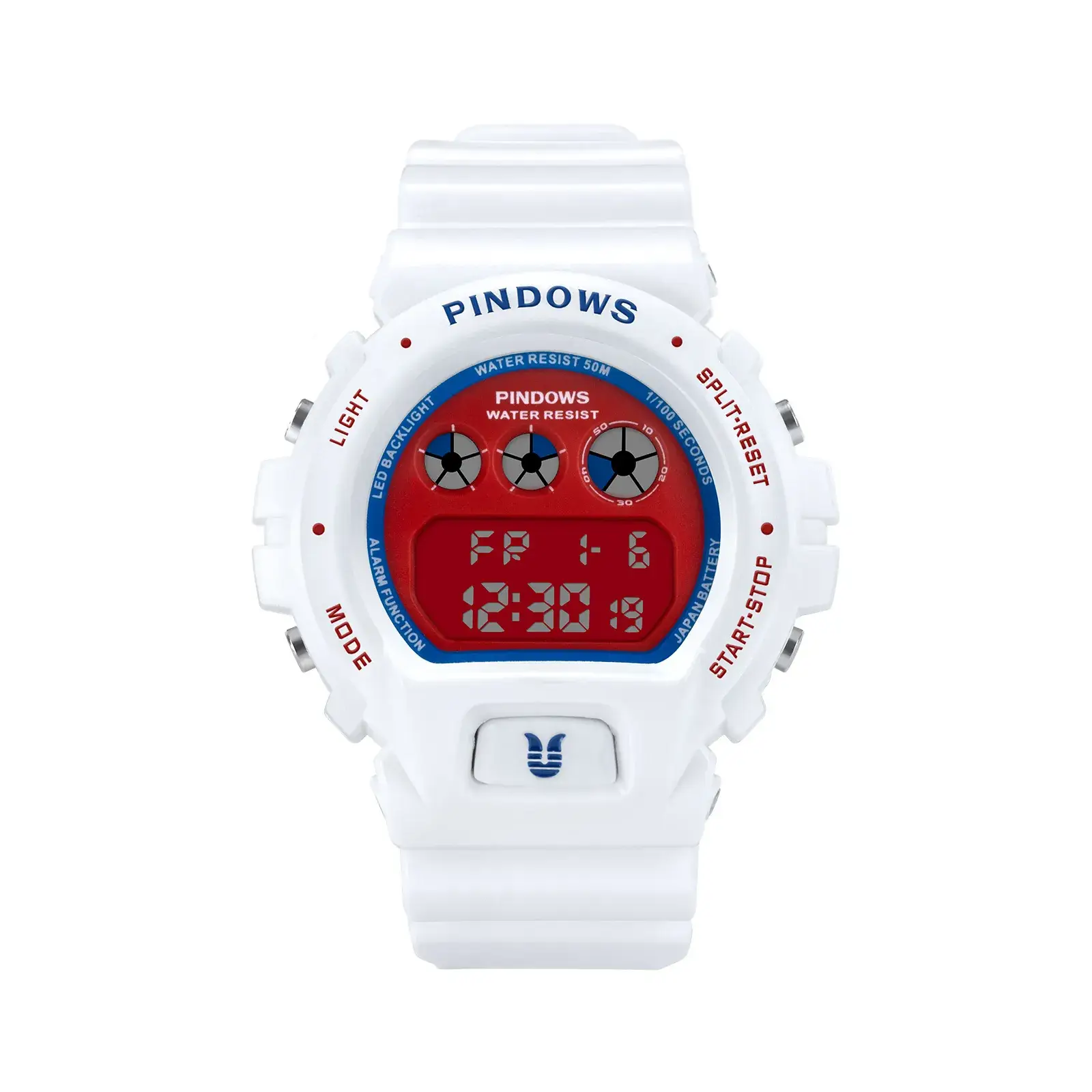 Waterproof LED Alarm Clock with Red Display - Image 9