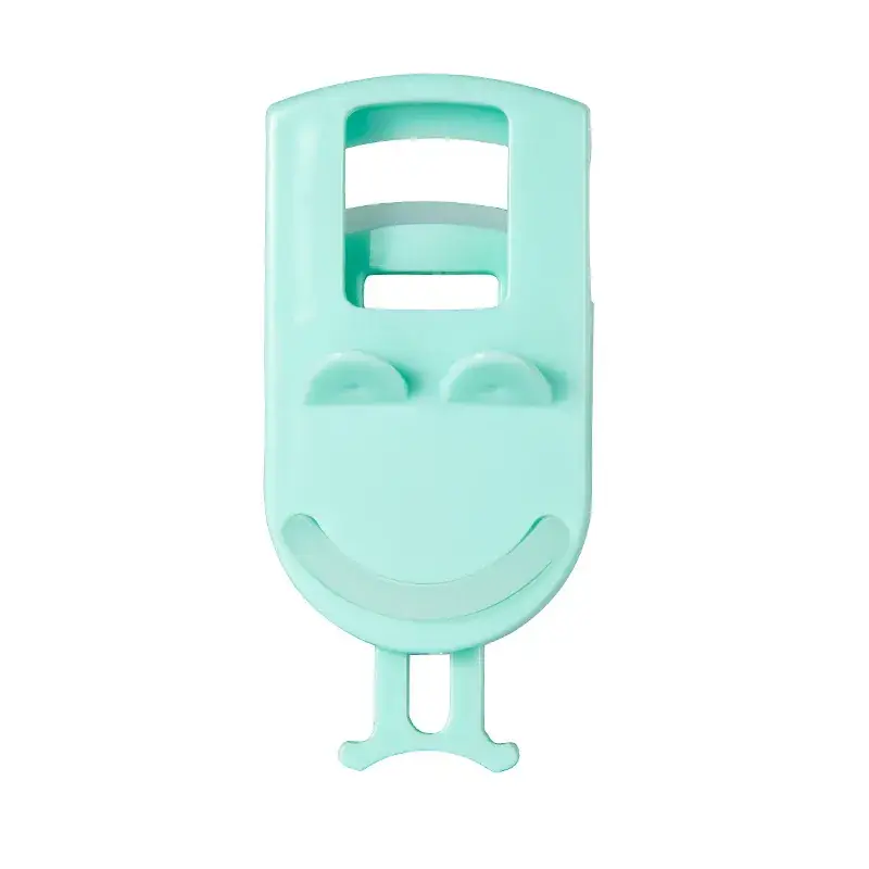 Mini Portable Eyelash Curler Silicone Strip Light Blue - Image 7
