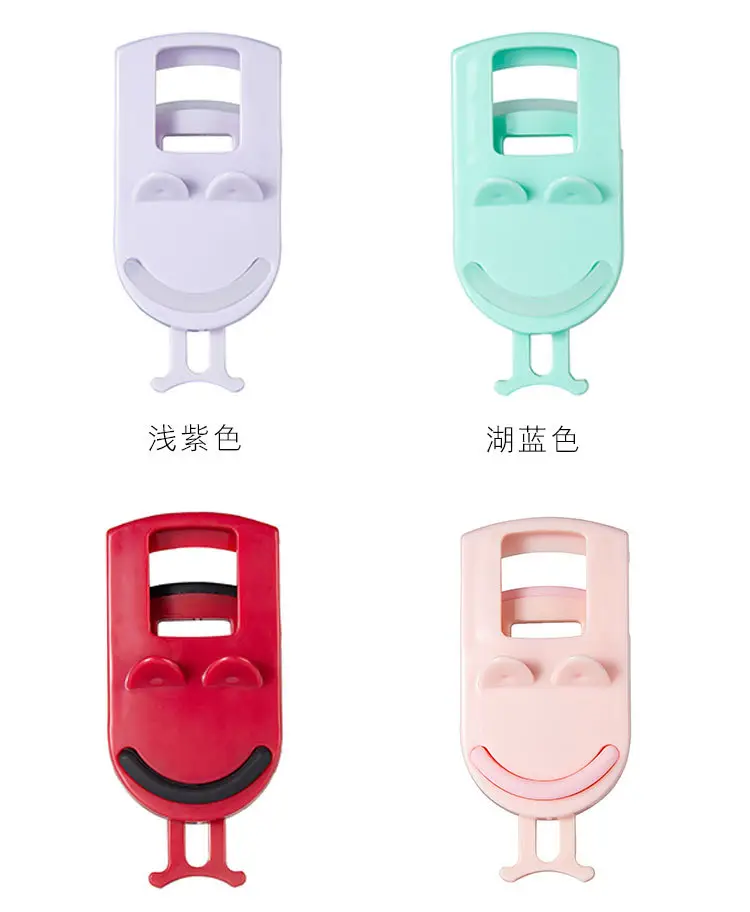 Mini Portable Eyelash Curler Silicone Strip Light Blue — feature 5