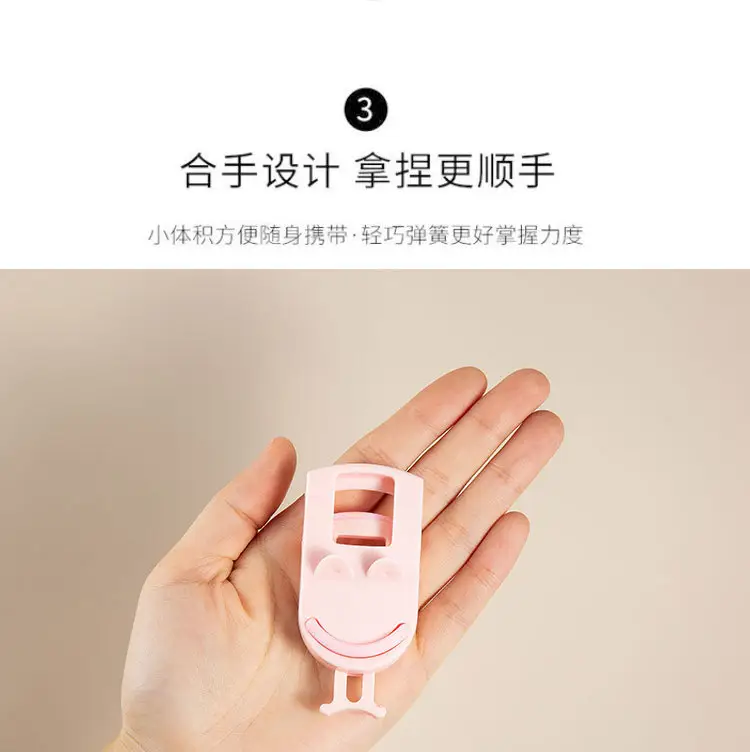Mini Portable Eyelash Curler Silicone Strip Light Blue — feature 9