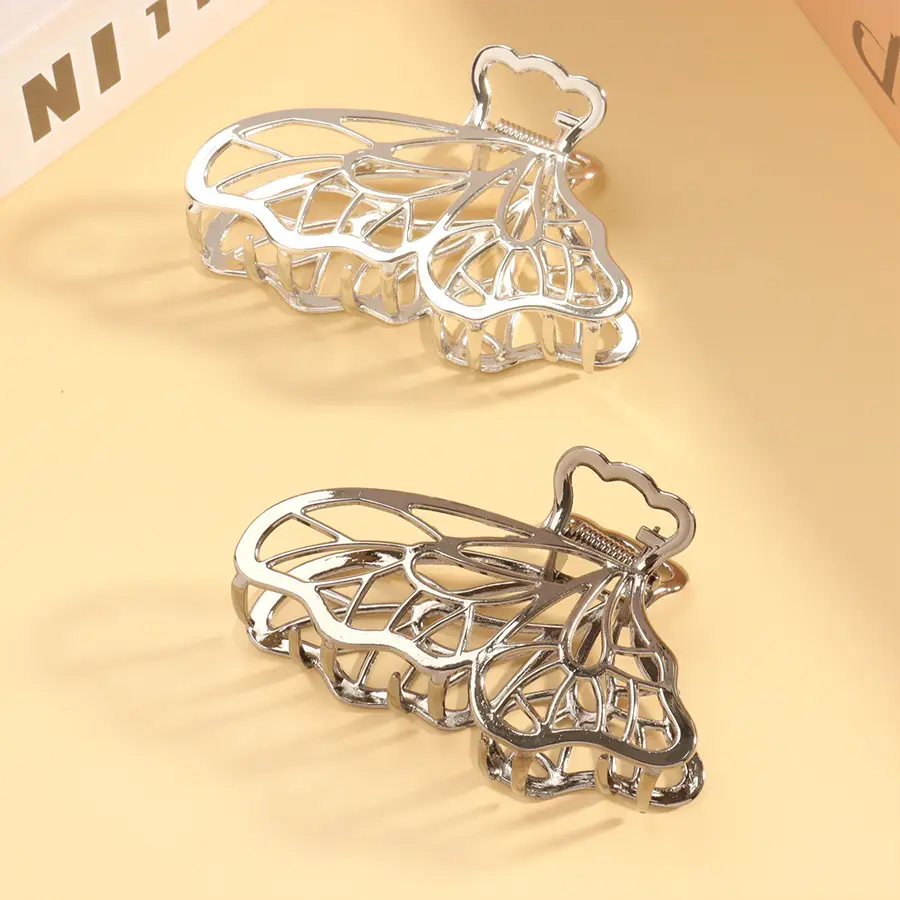 French Style Butterfly Hair Clips for Women - Image 5