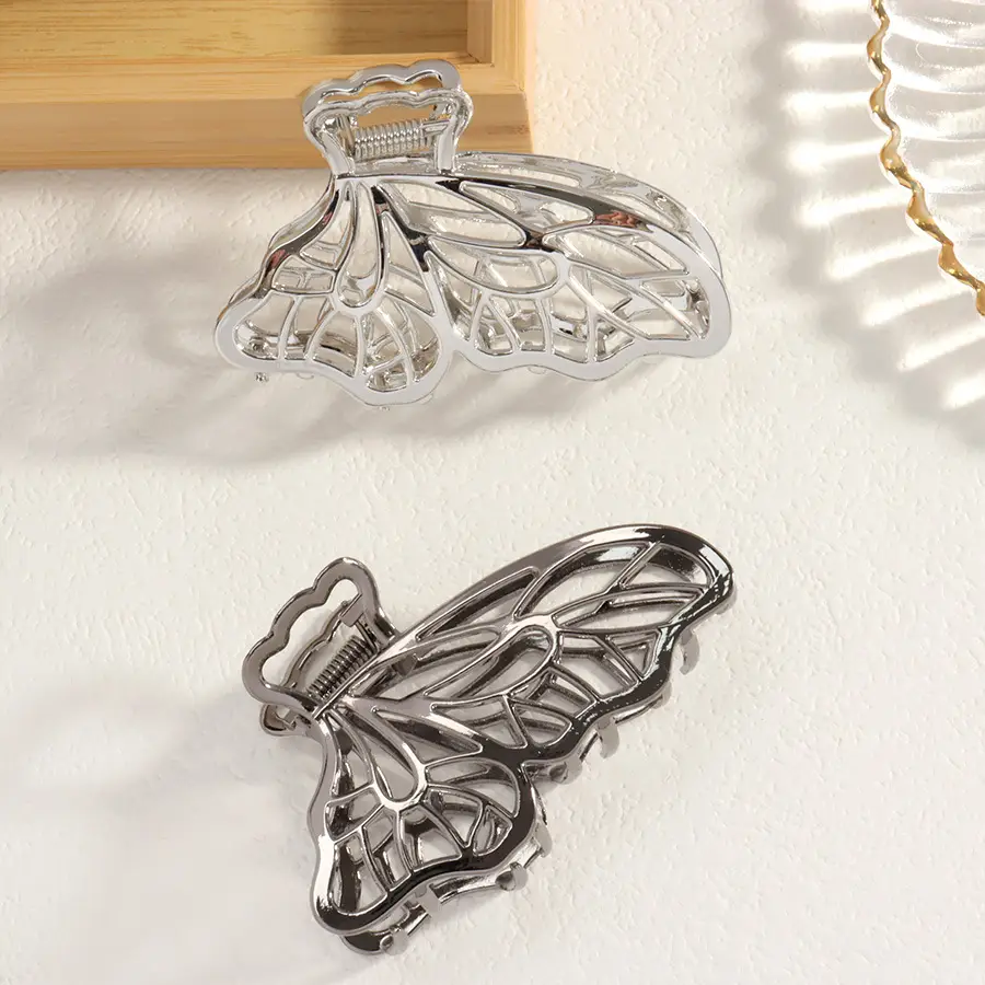 French Style Butterfly Hair Clips for Women - Image 7