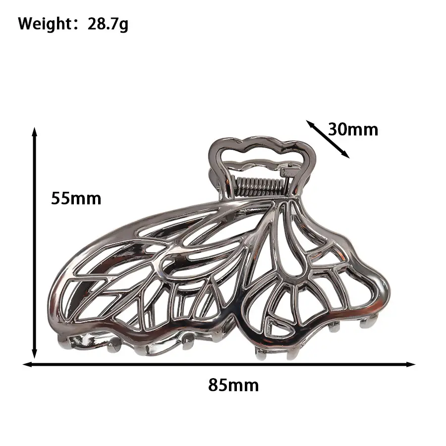 French Style Butterfly Hair Clips for Women - Image 3
