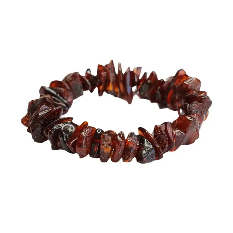 Natural Amber Irregular Shape Bracelet for Women - Image 6