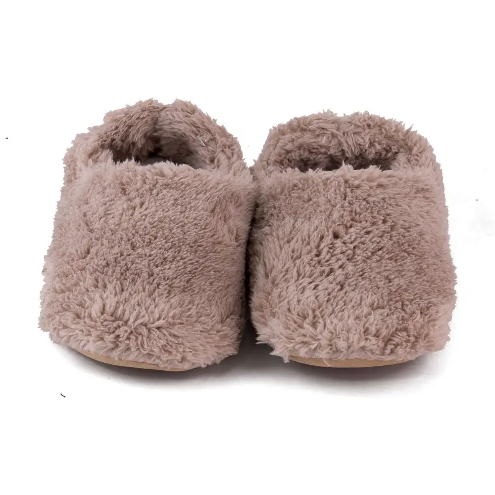 New autumn and winter couple Japanese High Boots bag heel confinement shoes coral velvet indoor boots home cotton shoes warm boots — feature 8
