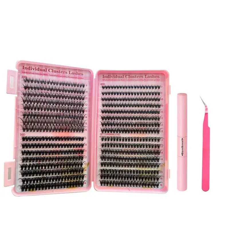 False Eyelashes 30D 40D 50D Mixed Single Cluster 640 - Image 24