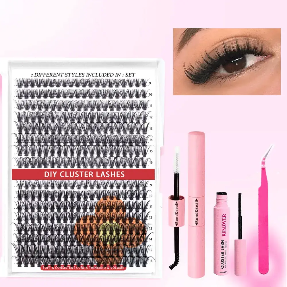 False Eyelashes 30D 40D 50D Mixed Single Cluster 640 - Image 19
