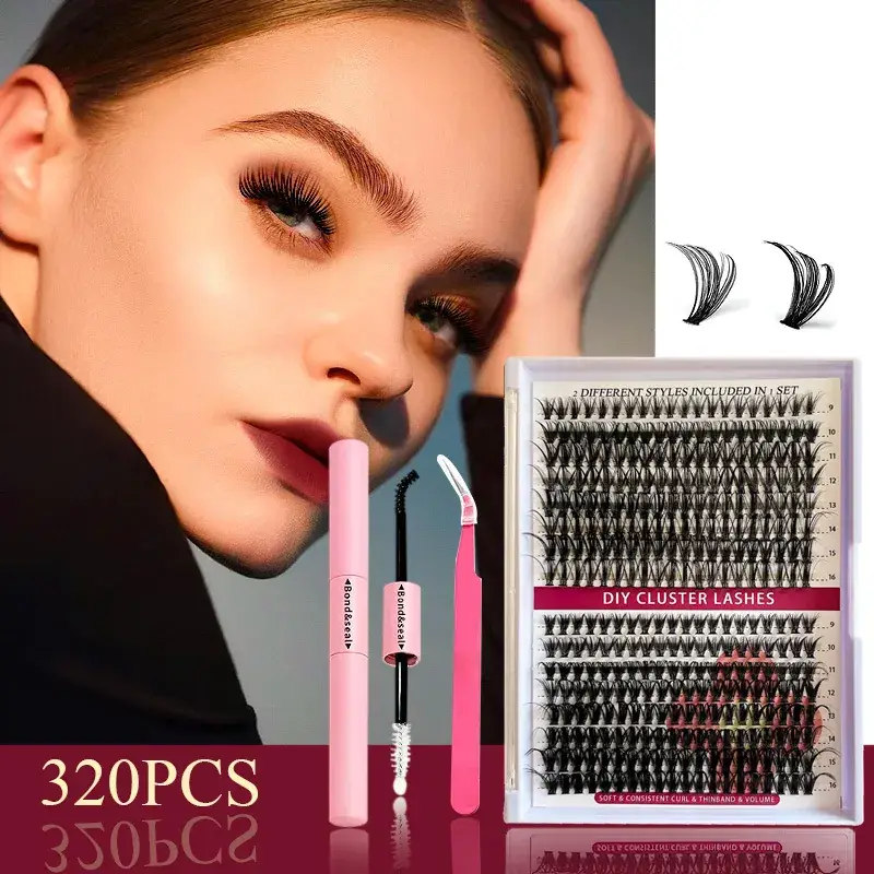 30D + 40D mixed 16 rows + double-headed glue + Jinyu tweezers