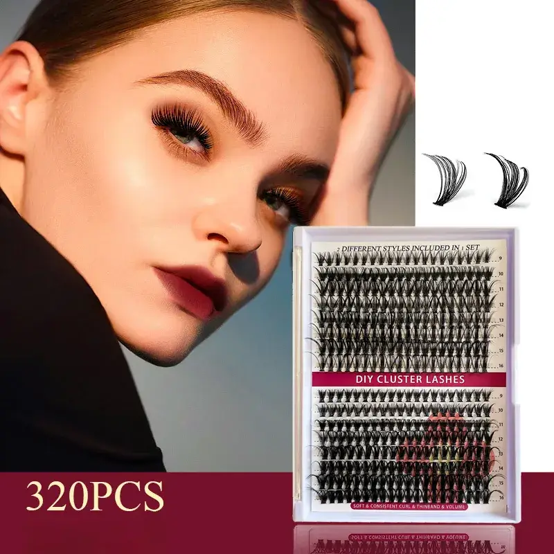 False Eyelashes 30D 40D 50D Mixed Single Cluster 640 - Image 12