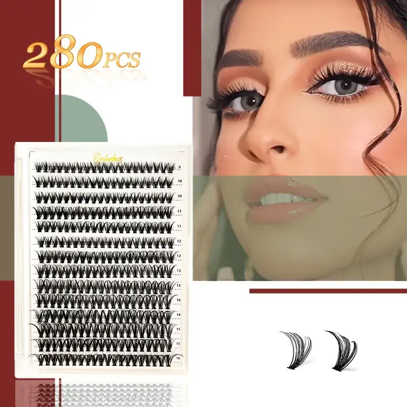 False Eyelashes 30D 40D 50D Mixed Single Cluster 640 - Image 16