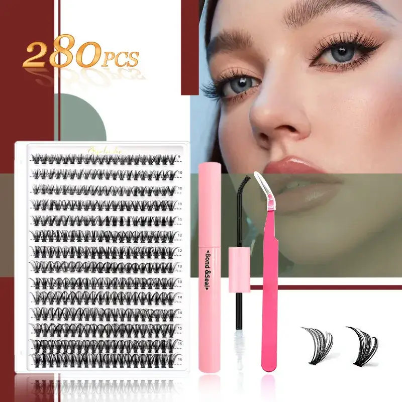 False Eyelashes 30D 40D 50D Mixed Single Cluster 640 - Image 6