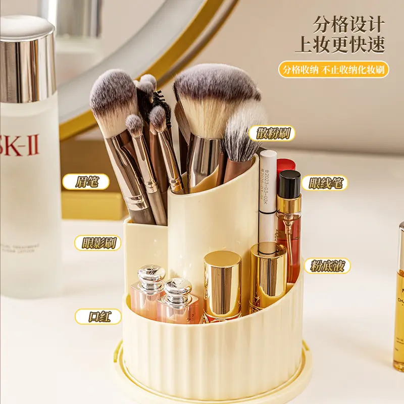 Rotating Makeup Brush Storage with 360Β° Turn - Image 4