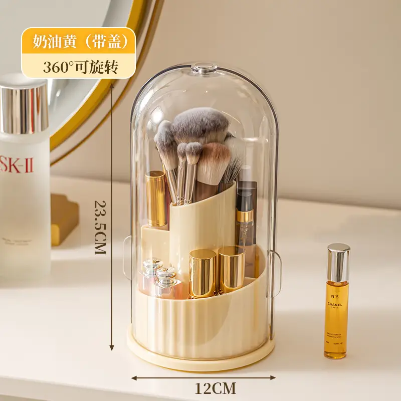 Rotating Makeup Brush Storage with 360Β° Turn - Image 2