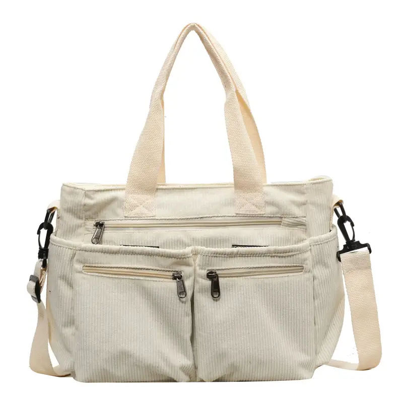 Large Capacity Corduroy Women's Shoulder Crossbody Bag - Image 9